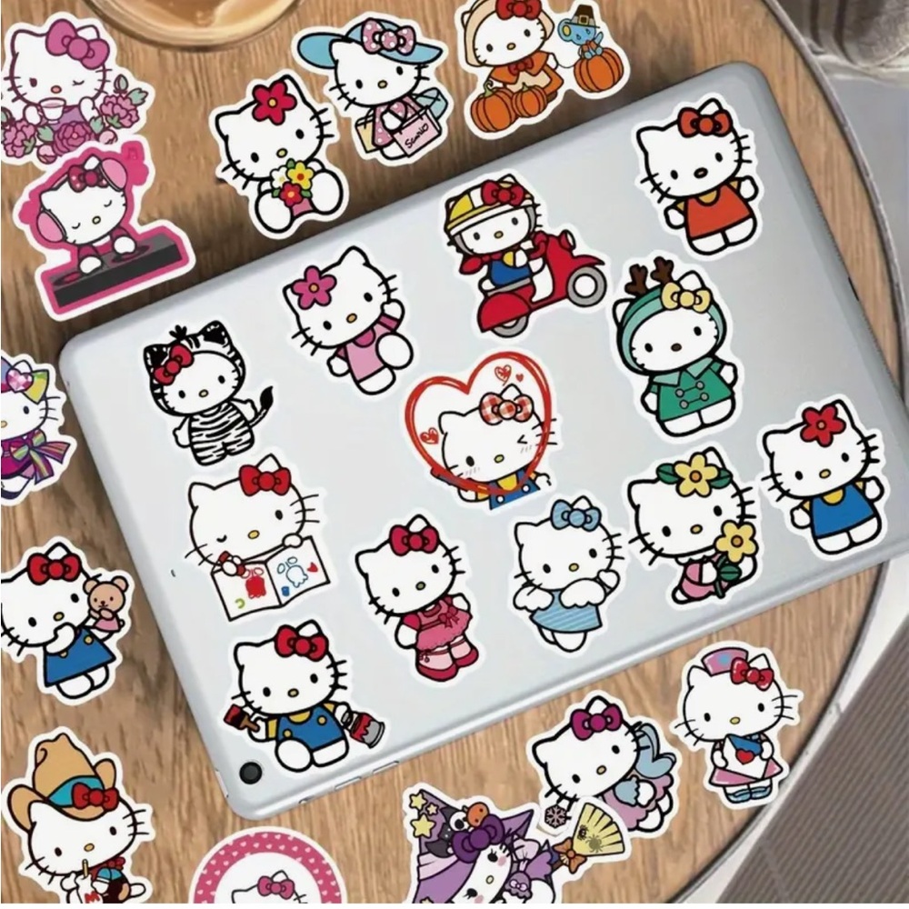 Sanrio Hello Kitty Paper Sticker Collection - 100 PCS - Picture 6 of 8